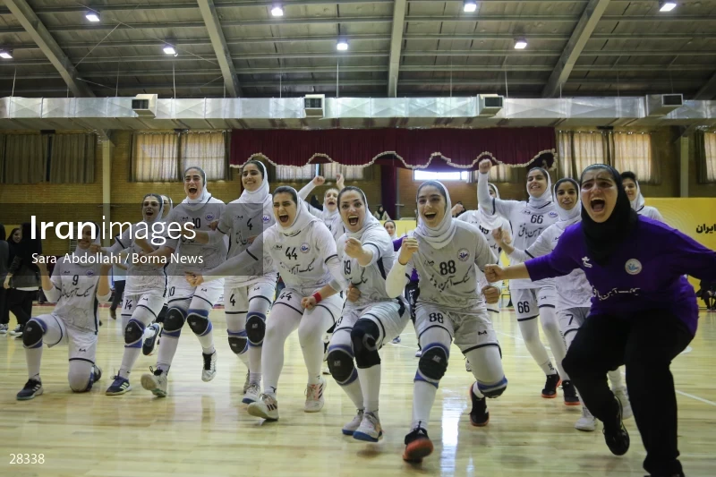 Sang Ahan Bafq is the champion of Iran Women's Premier Handball League