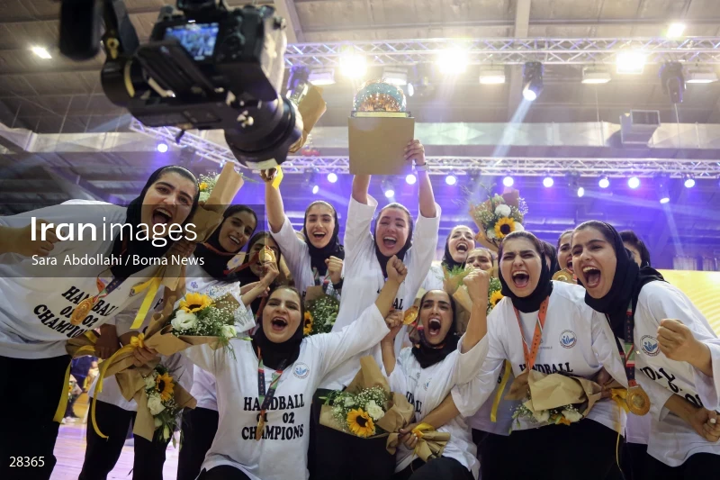 Sang Ahan Bafq is the champion of Iran Women's Premier Handball League