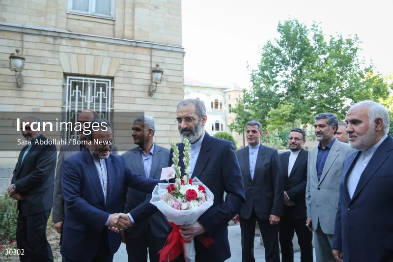 The meeting of the released Iranian diplomat Asadollah Asadi with the Minister of Foreign Affairs
