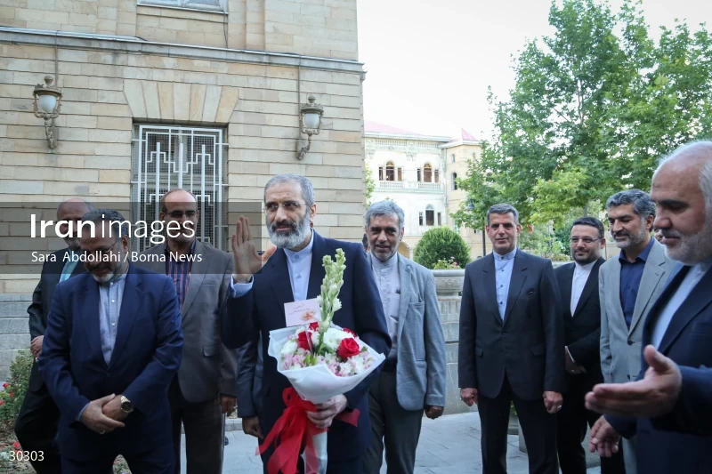 The meeting of the released Iranian diplomat Asadollah Asadi with the Minister of Foreign Affairs