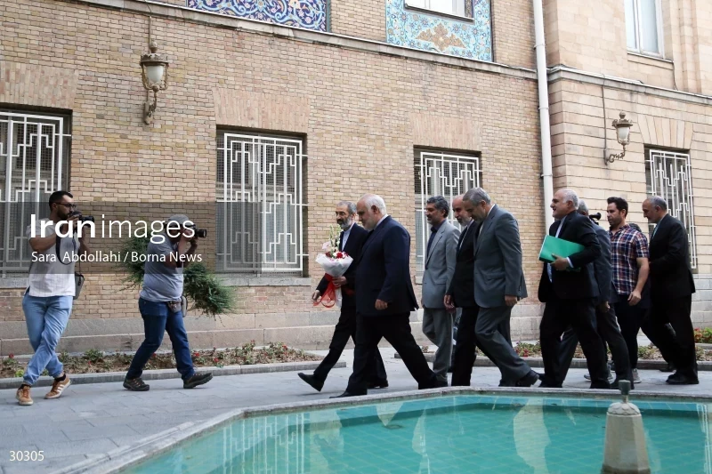 The meeting of the released Iranian diplomat Asadollah Asadi with the Minister of Foreign Affairs