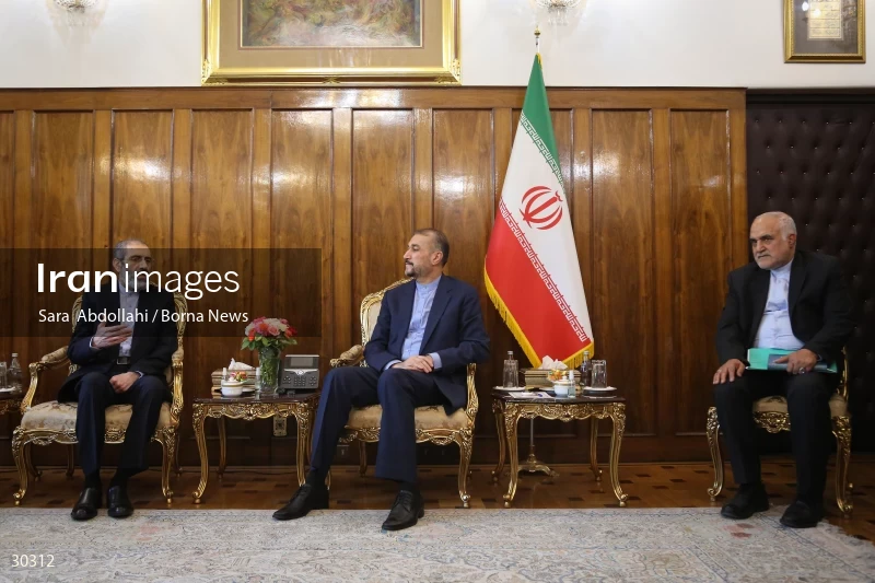 The meeting of the released Iranian diplomat Asadollah Asadi with the Minister of Foreign Affairs