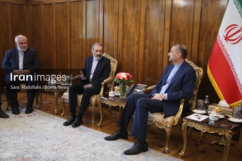 The meeting of the released Iranian diplomat Asadollah Asadi with the Minister of Foreign Affairs
