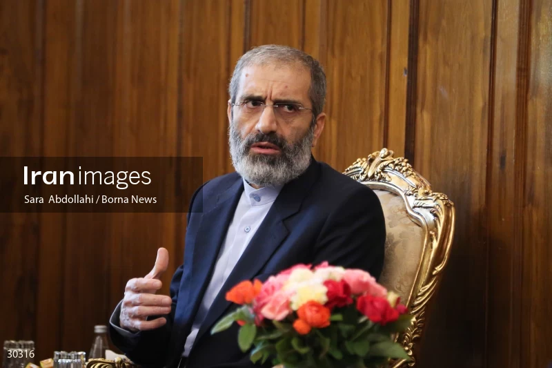 The meeting of the released Iranian diplomat Asadollah Asadi with the Minister of Foreign Affairs