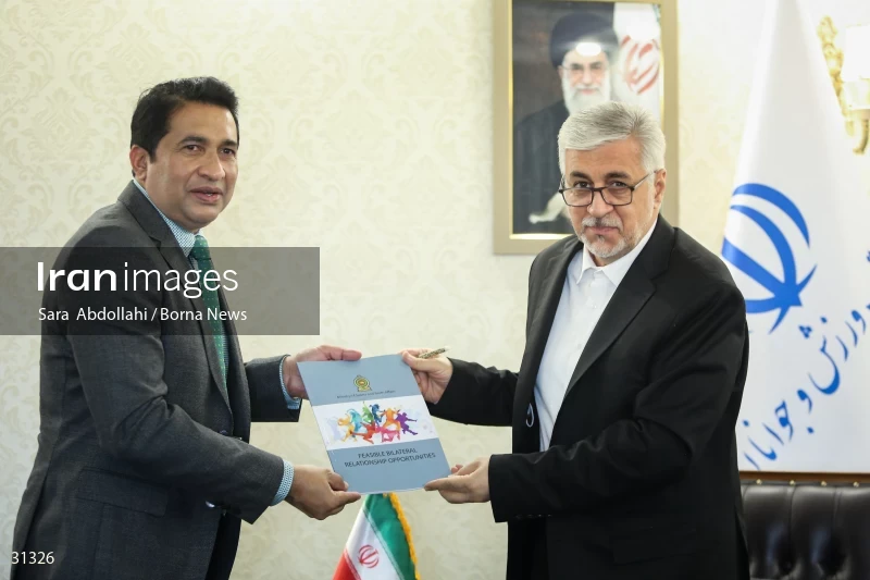 Meeting of the Ministers of Sports and Youth Affairs of Iran and Sri Lanka