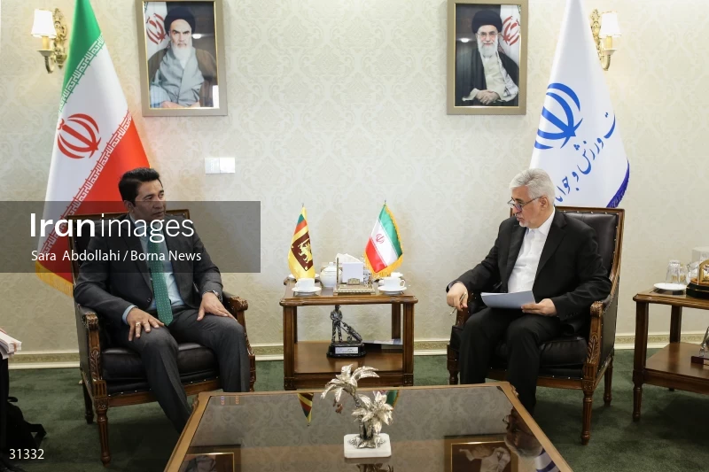 Meeting of the Ministers of Sports and Youth Affairs of Iran and Sri Lanka