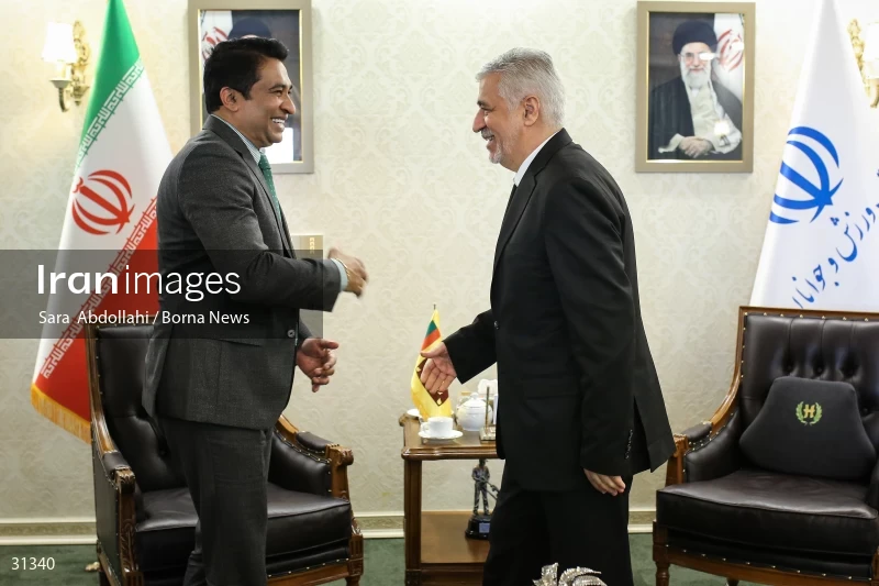 Meeting of the Ministers of Sports and Youth Affairs of Iran and Sri Lanka