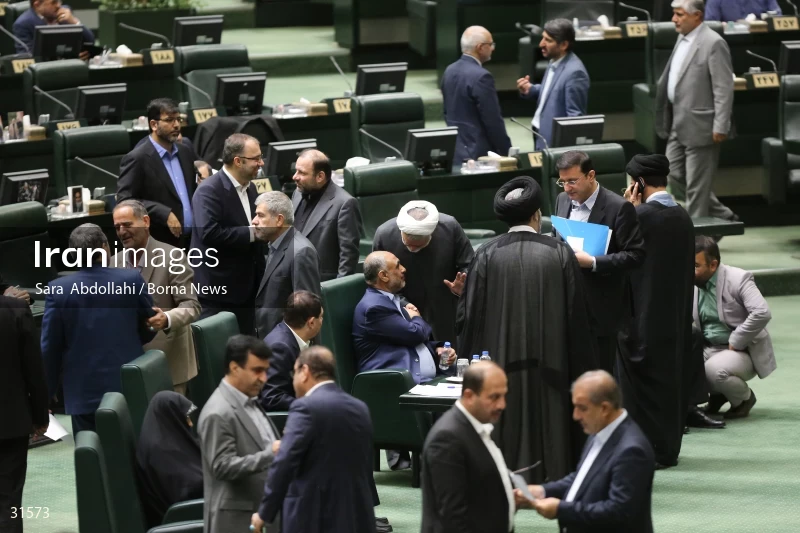 The meeting of Iranian Parliament to review the qualifications of the proposed Minister of Agriculture