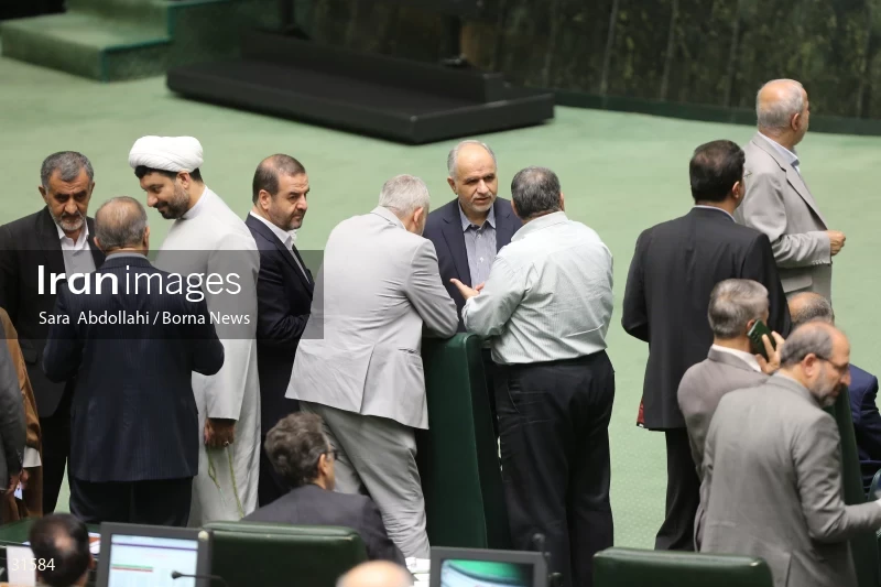 The meeting of Iranian Parliament to review the qualifications of the proposed Minister of Agriculture
