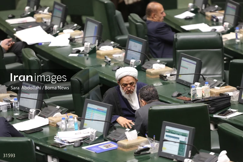 The meeting of Iranian Parliament to review the qualifications of the proposed Minister of Agriculture