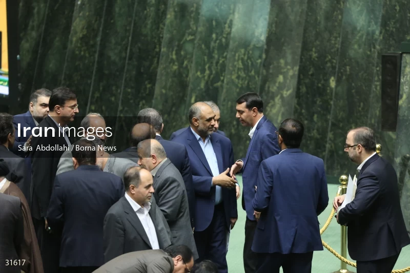 The meeting of Iranian Parliament to review the qualifications of the proposed Minister of Agriculture