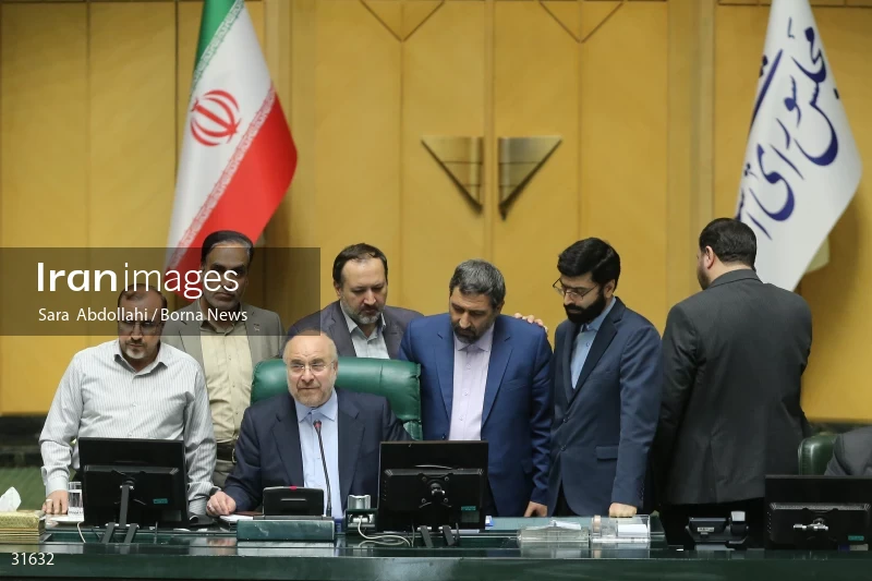 The meeting of Iranian Parliament to review the qualifications of the proposed Minister of Agriculture