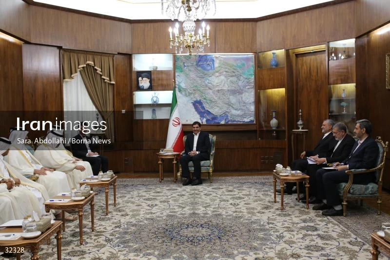 The meeting of the Minister of Labor of Qatar with the first vice president of Iran