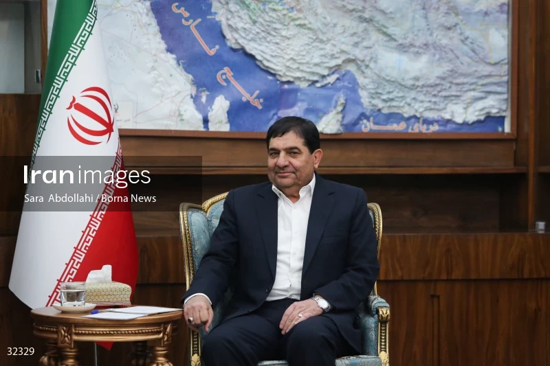 The meeting of the Minister of Labor of Qatar with the first vice president of Iran