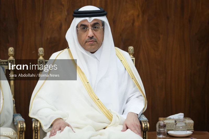 The meeting of the Minister of Labor of Qatar with the first vice president of Iran