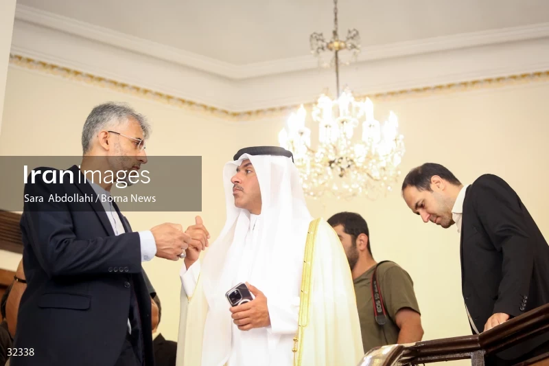 The meeting of the Minister of Labor of Qatar with the first vice president of Iran