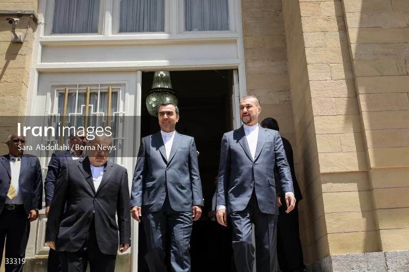 Meeting of foreign ministers of Iran and Algeria