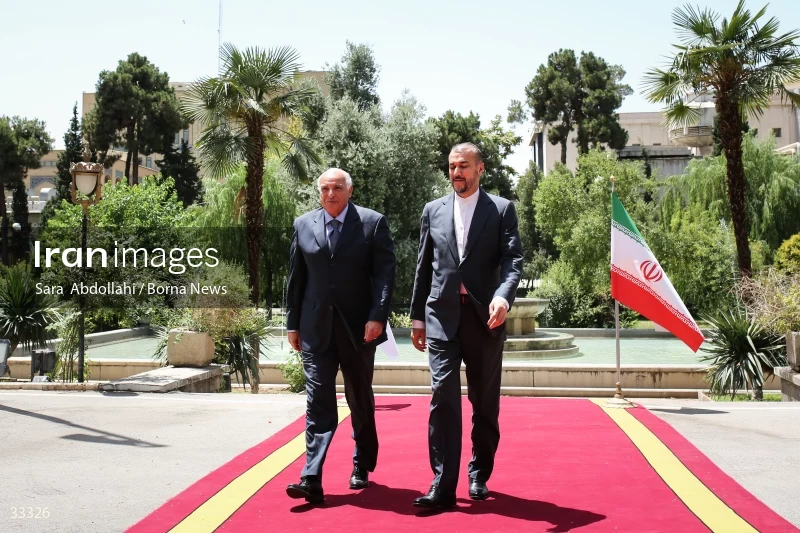 Meeting of foreign ministers of Iran and Algeria