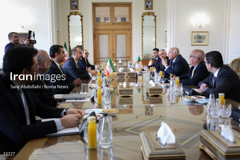Meeting of foreign ministers of Iran and Algeria