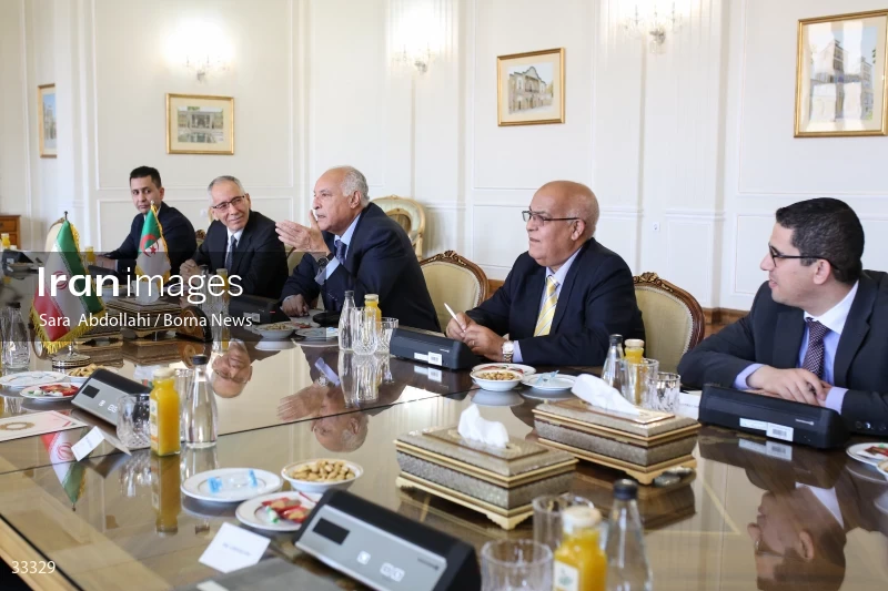 Meeting of foreign ministers of Iran and Algeria