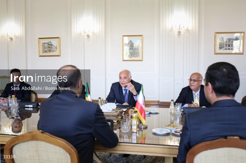 Meeting of foreign ministers of Iran and Algeria