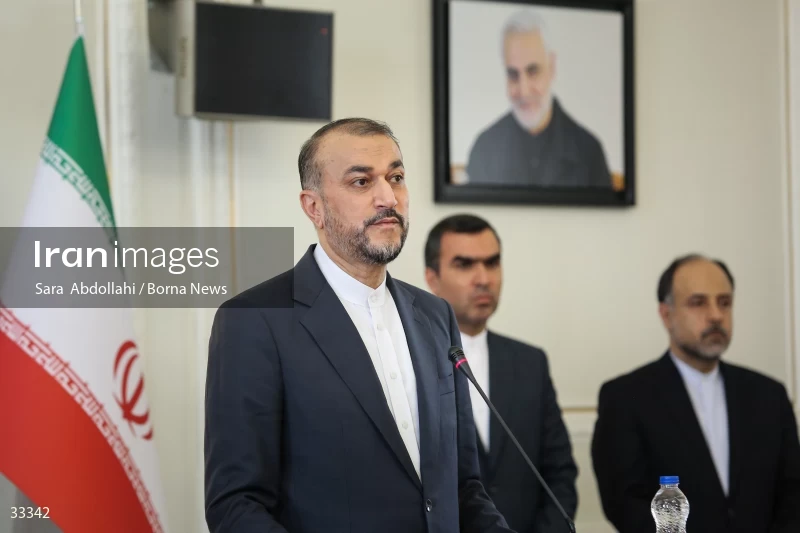 Meeting of foreign ministers of Iran and Algeria