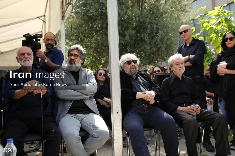 The funeral ceremony of Ahmadreza Ahmadi