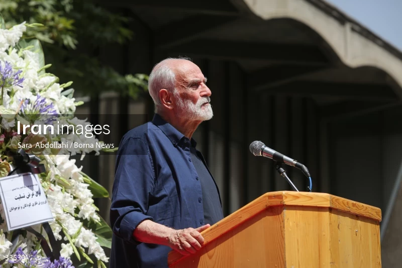 The funeral ceremony of Ahmadreza Ahmadi