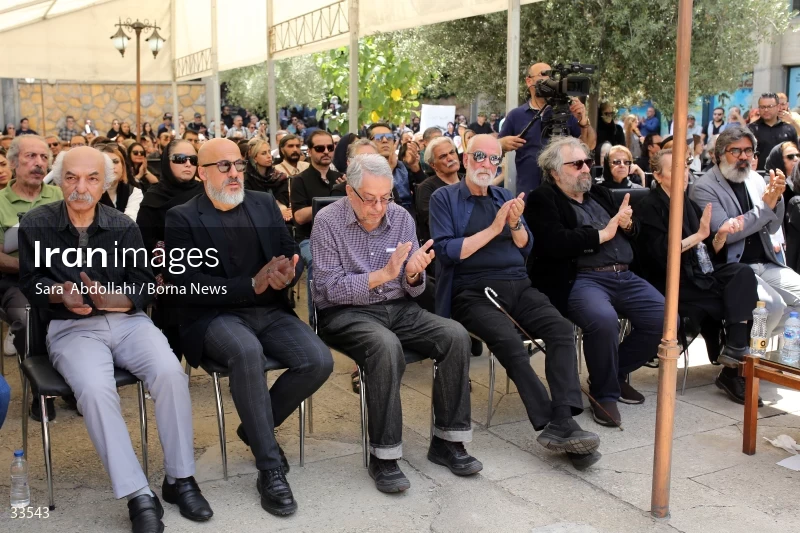The funeral ceremony of Ahmadreza Ahmadi