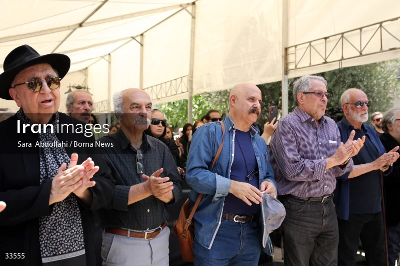 The funeral ceremony of Ahmadreza Ahmadi