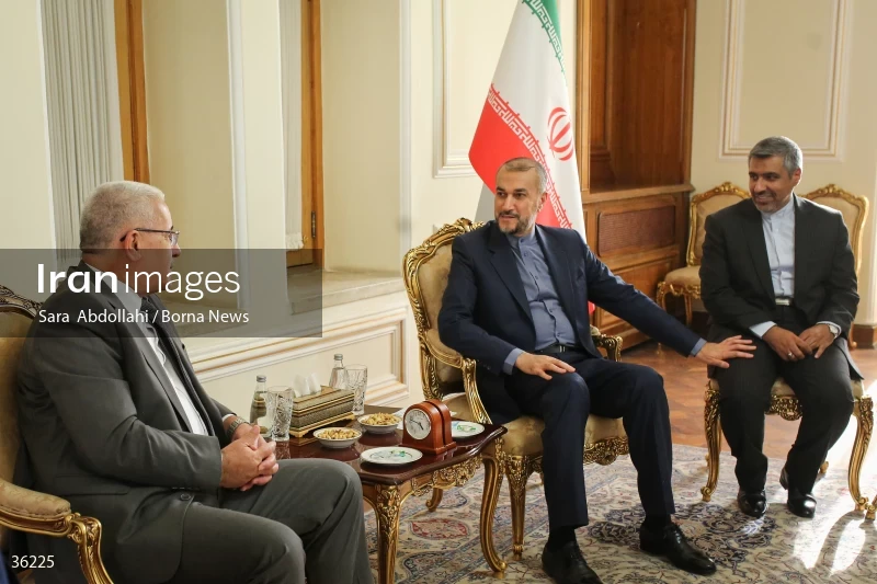 Iran's minister of foreign affairs meets President of Algeria's People's National Assembly