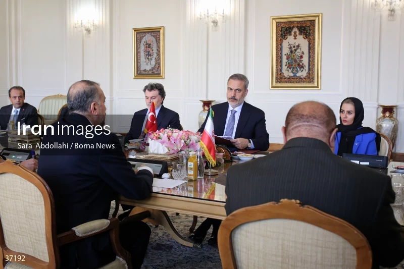 The meeting of the Foreign Ministers of Iran and Turkey