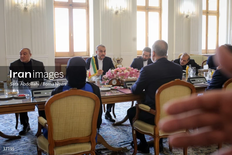 The meeting of the Foreign Ministers of Iran and Turkey