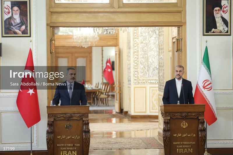 The meeting of the Foreign Ministers of Iran and Turkey