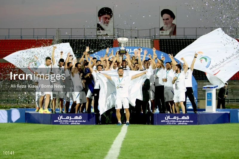 Paykan F.C. champion of Azadegan League 2015-2016