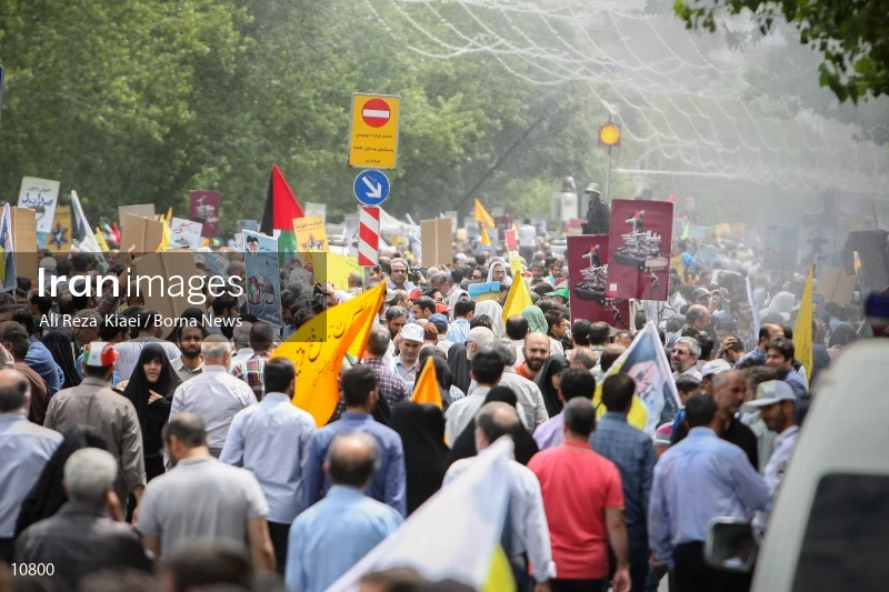 Quds Day rally in Tehran