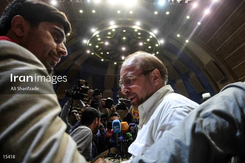 campaign rally in support of Mohammad Bagher Ghalibaf