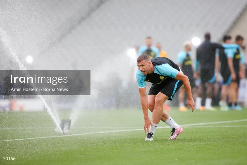 Inter Milan training session before the UEFA Champions League Final match