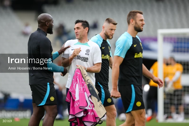 Inter Milan training session before the UEFA Champions League Final match