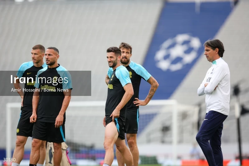 Inter Milan training session before the UEFA Champions League Final match