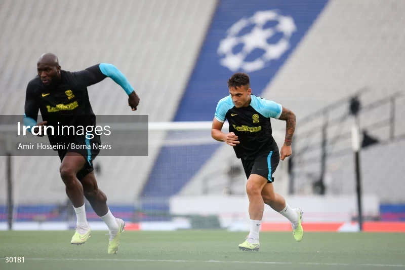 Inter Milan training session before the UEFA Champions League Final match