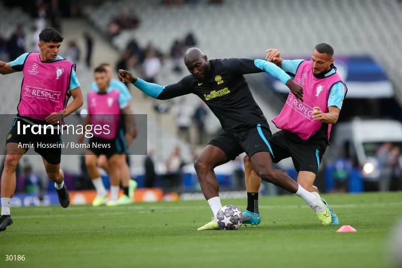 Inter Milan training session before the UEFA Champions League Final match