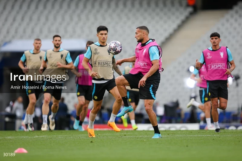Inter Milan training session before the UEFA Champions League Final match