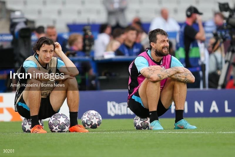 Inter Milan training session before the UEFA Champions League Final match