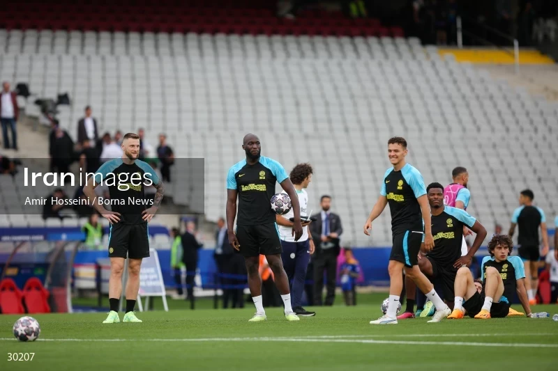 Inter Milan training session before the UEFA Champions League Final match