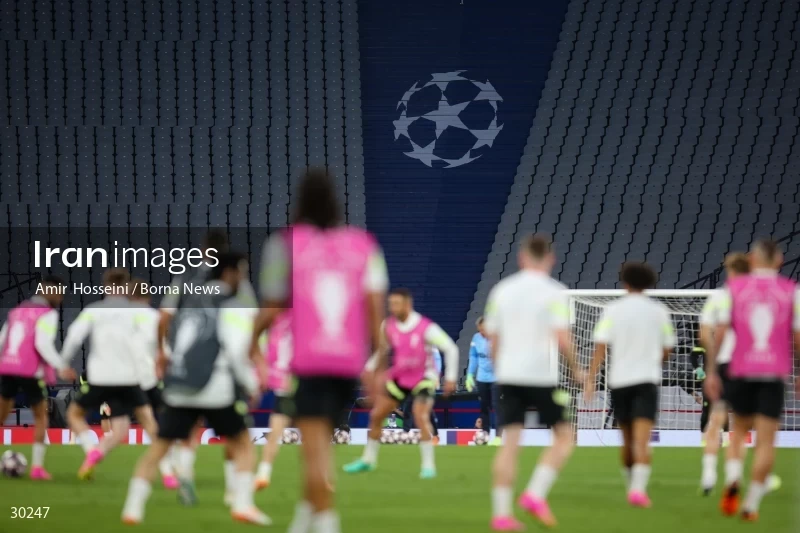 Manchester City training session before the UEFA Champions League Final match