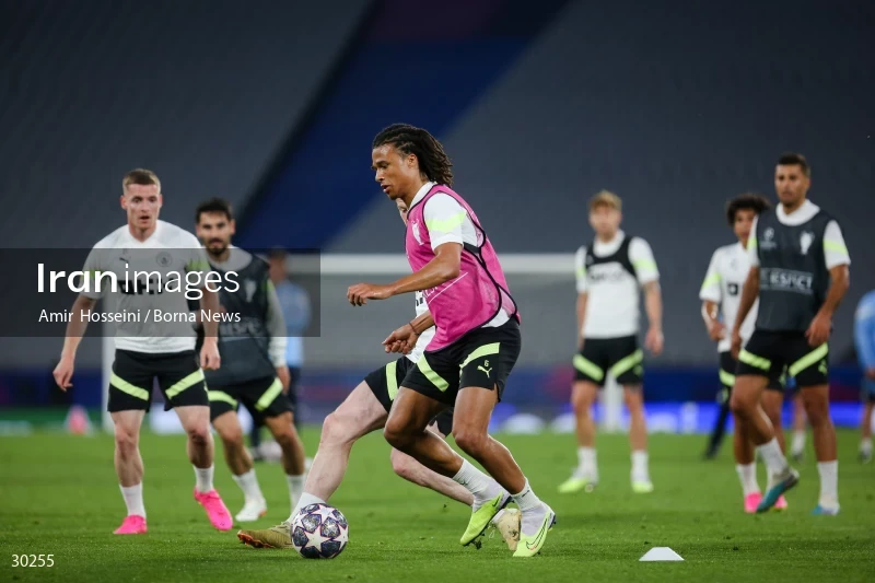 Manchester City training session before the UEFA Champions League Final match