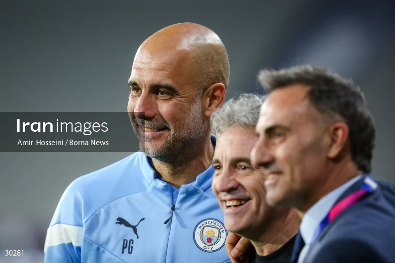Manchester City training session before the UEFA Champions League Final match