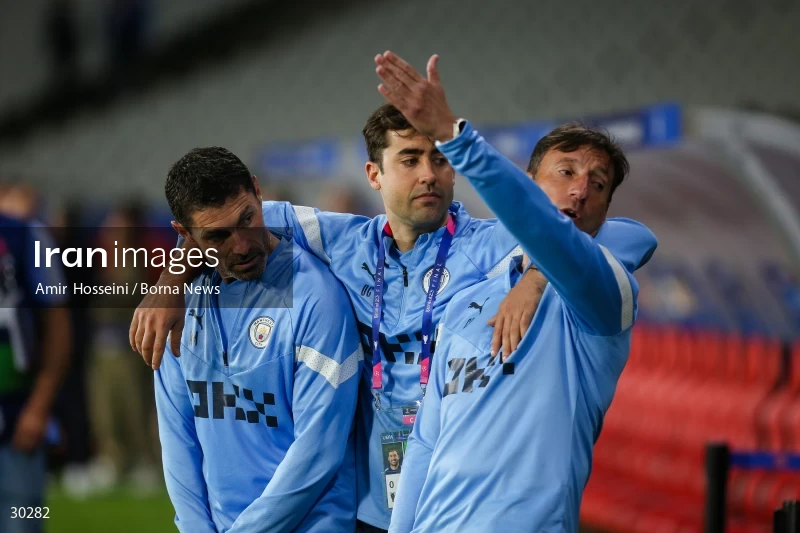 Manchester City training session before the UEFA Champions League Final match