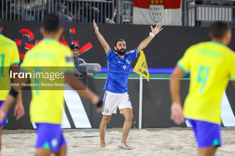 Brazil Vs. Italy - FIFA Beach Soccer World Cup UAE 2024